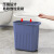 北欧垃圾桶带盖家用卧室网红厨房卫生间床边分类大号夹缝拉垃圾桶 灰色-大号一个