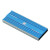 M2散热器 M.2 2280固态硬盘散热马甲 笔记本 NVMESSD 硬盘散热片 蓝色(加厚款)