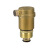 跃励工品  黄铜排气阀 暖气管道自动泄气阀 单项直排式放气阀 DN20 