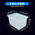 加厚牛筋箱塑料水箱方箱长方形水产养殖箱养鱼养龟PE水箱大桶方盆 K120L方箱