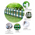 新特丽 PVC草坪护栏塑钢 花园公园学校社区绿化隔离栏户外室外花池栅栏围栏加厚篱笆栏杆 草绿色30厘米高
