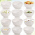承琉小碗防摔白色商用米饭碗塑料小碗粥碗快餐汤碗仿瓷餐具调料碗 W0055-4.5