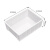 京顿 周转箱塑料箱加厚工具零件收纳箱物料盒白色整理箱塑胶箱筐子410*310*145mm 