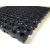 加厚工程地垫浴室淋浴防滑塑料拼接垫卫生间厨房隔水PVC胶垫 黑色 30X30CM高1.5CMCM软材质(5