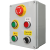 机器按钮标贴定做设备开关名称紧急停止启动电源标识PVC胶片贴 10个FP黄黑坐标轴【备注编号】 12x3cm