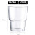 木丁丁一次性杯子航空杯水杯太空杯透明茶杯加定制硬质塑料饮杯商家用厚 台阶款230ML(200只)
