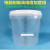 定制量桶大容量带刻度塑料量杯10L20升5L3计量桶带盖84消毒液配比 5L透明桶机打刻度-特厚带盖