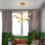 复式公寓大厅环形吊灯个性简约轻奢客厅餐厅灯后现代圆环设计师灯 双层450+650