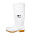 朗莱斯特高筒雨鞋LL-1-05劳保PVC耐酸碱防护靴温氏养殖场防滑水鞋 白色 42 