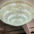 宾猎豹欧式圆形水晶吸顶灯客厅大气led大厅灯具家用大灯1.21.5豪华 三层Φ1米高40CM遥控LED三色光源 不包安装