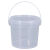 食品级塑料桶带盖透明水果捞打包盒冰粉密封桶外卖桶奶茶桶酱料桶 280ml方形透明打包桶600个