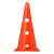 京速 (2个)PE环保耐磨标志桶 路障 路锥 障碍物路桩 52公分橙色 单位:个