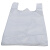 加厚大号手提食品袋子家用白色透明塑料背心袋方便购物袋超市打包 40*60加厚50个
