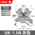 宗意UK2.5b导轨式接线端子UK-5n-3n-6n-10电压端子排快速接线配套 UK-2.5B 灰色(100片/盒)
