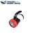 微笑鲨塑料USB充电手电筒led强光多功能手提灯户外野营手提探照灯 3421红色（10W，续航6-8H）