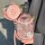 德梵蒂塑料水杯helloKitty女生tritan带茶隔高颜值夏天学生2024杯子 粉色700ML（加硅胶蝴蝶结+K