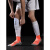 欧士顿足球护腿板固定袜套男儿童成人夏季薄款双层插袋套 荧光绿-A款-2件套 (袜套+护板) L码(身高160-185CM)