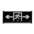 新国标3C认证消防安全出口应急疏散指示标志灯LED紧急通道标志牌 标志灯防踢护网