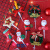 晗畅圣诞节装饰圣诞树雪松麋鹿圣诞老人礼物雪人草圈装饰插件插牌 3号10个装 10个