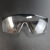 东部工品 护目镜工业切割 防飞溅骑行防护眼镜防粉尘防雾 黑色架常规护目镜(送眼镜布） 