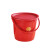 塑料大号红色乔迁新居结婚用品红桶带盖喜桶水桶手提陪嫁米 喜庆红中号水桶