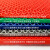 七彩阁 PVC塑料镂空防水防滑地毯脚垫 0.9米宽 单位：米 5.5mm厚红色
