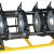 元族定制适用pe管热熔机pe对接机对焊机手动式手摇式热熔机架子机架配 50-200四环机架（含瓦片）