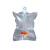 观赏鱼活鱼充氧运输袋鱼袋打包袋充氧气活鱼袋小中大号加厚可定制 透明薄款 复合材料PEPA10x15（100个）