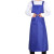 者也 （ZYE ）H型防水围裙 带口袋工作水产防污防油围腰 蓝色