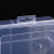 谋福 透明长方形塑料空盒 零配元器件包装盒 23*16*6CM