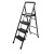 稳耐梯子家用铝合金梯人字梯折叠梯 S404-1CN铁质人字梯1.5米