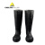 代尔塔 PVC高帮安全防化靴 黑色 43