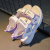 鸿星尔克女童凉鞋2024新款夏季软底防滑运动宝宝儿童女孩公主沙滩鞋中大童 DD-312紫色 33码内长约19.6cm