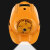 太阳能双风扇蓝牙可充电空调夏季照明工地电风扇防晒建筑帽 黄色【Y9000双风空调+强灯+数显+移动充】太阳