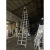 加厚加硬铝合金人字梯焊接梯子家用小型梯工地工程装修梯子木梯子 加厚加硬订做4.5米5米行走梯