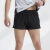 跑步腰包短裤空气裤男款夏季专业马拉松运动速干 黑色 160/66A/XS