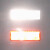 汽车反光板货车身反射器红白塑料块反光贴强胶检车可通过 强胶红色（无孔）