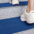 洁力 地垫台阶垫防滑垫 吸水刮泥 可定制尺寸 轮胎纹蓝色（无需拼接） 35*300cm