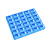 鑫环境 T083蓝色30格耐静电smt贴片元件盒电子元器件收纳盒IC电阻电容芯片零件盒
