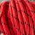 无弹力中国红高空作业安全绳蜘蛛人专用绳外墙清洗高空吊绳吊板绳 14毫米120米