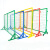 移动护栏网可移动围栏网户外栅栏隔离栏快递分拣栏车间仓库隔离网 三角支架款1.42米高2.9米长