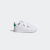 adidas ADVANTAGE魔术贴学步鞋小白鞋男婴童阿迪达斯官方轻运动 白/绿 22(125mm)