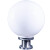 殊亚 户外柱头灯圆球形围墙灯大门柱子灯亚克力球形罩LED墙头灯-50cm用电款