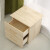 源氏木语床头柜实木收纳柜储物柜创意松木小柜子床边柜电话桌 纯实木床头柜