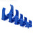 联塑蓝色PVC  塑料 UPVC管夹 U型 马鞍 鞍型管夹 管扣 20mm