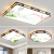 卧室灯2024年最流行灯轻奢风新中式LED吸顶灯客厅灯2024年新款灯 40cm圆 - 白光24w