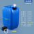 佳叶20LA蓝色堆码桶方形塑料桶化工20升kg公斤实验室废液桶带透气盖 S