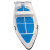 双层加厚玻璃纤维船 救生艇冲锋舟钓鱼船 带自排水 活水仓 可配马达 双层加厚3.8米带自排水+4马力