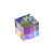 合色棱镜太阳捕手光之立方块透明彩虹玻璃阳光立方体ins风礼物 20mm金字塔【+礼盒+手电】