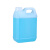 罗德力 方扁桶 工业加厚塑料机油消毒剂密封桶 2.5L 半透明色 5个/组(1组价)